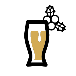 Winter harvest beer icon